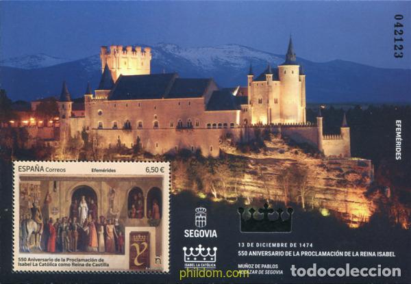 Sellos: 746082 MNH ESPA&Ntilde;A 2024 EFEM&eacute;RIDES. 550 ANIVERSARIO DE LA PROCLAMACI&oacute;N DE ISABEL LA CAT&oacute;LICA COM
