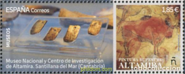 Sellos: 758055 MNH ESPA&Ntilde;A 2025 MUSEOS. MUSEO NACIONAL Y CENTRO DE INVESTIGACI&oacute;N DE ALTAMIRA. SANTILLA DEL