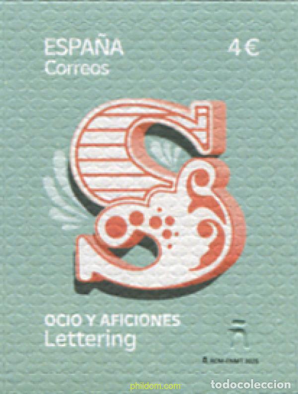 Sellos: 758059 MNH ESPA&Ntilde;A 2025 OCIO Y AFICIONES. LETTERING.