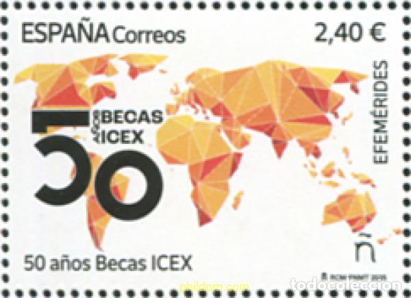 Sellos: 760161 MNH ESPA&Ntilde;A 2025 50 A&ntilde;OS BECAS ICEX