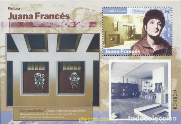Sellos: 756553 MNH ESPA&Ntilde;A 2025 PINTURA. JUANA FRANC&eacute;S