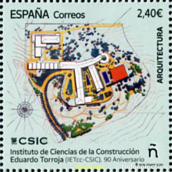 Sellos: 769755 MNH ESPA&Ntilde;A 2025 ARQUITECTURA. INSTITUTO DE CIENCIAS DE LA CONSTRUCCI&oacute;N EDUARDOTORROJA (IET
