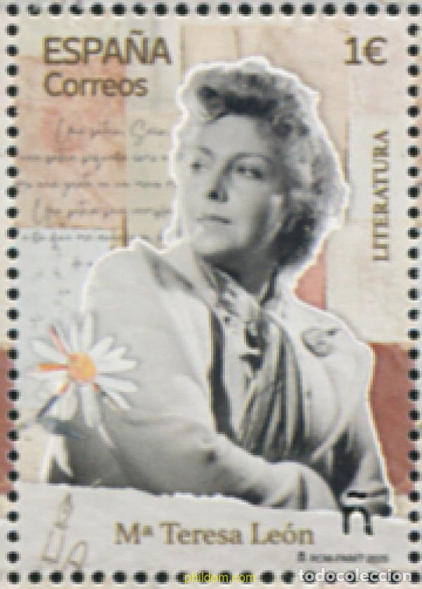 Sellos: 771888 MNH ESPA&Ntilde;A 2025 LITERATURA. M&ordf; TERESA LE&oacute;N.