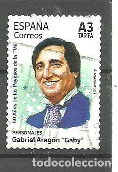 Sellos: ESPA&Ntilde;A 2024 - EDIFIL NRO. 5722 - GABY - USADO - TIENE UNA ESQUINA PELADA