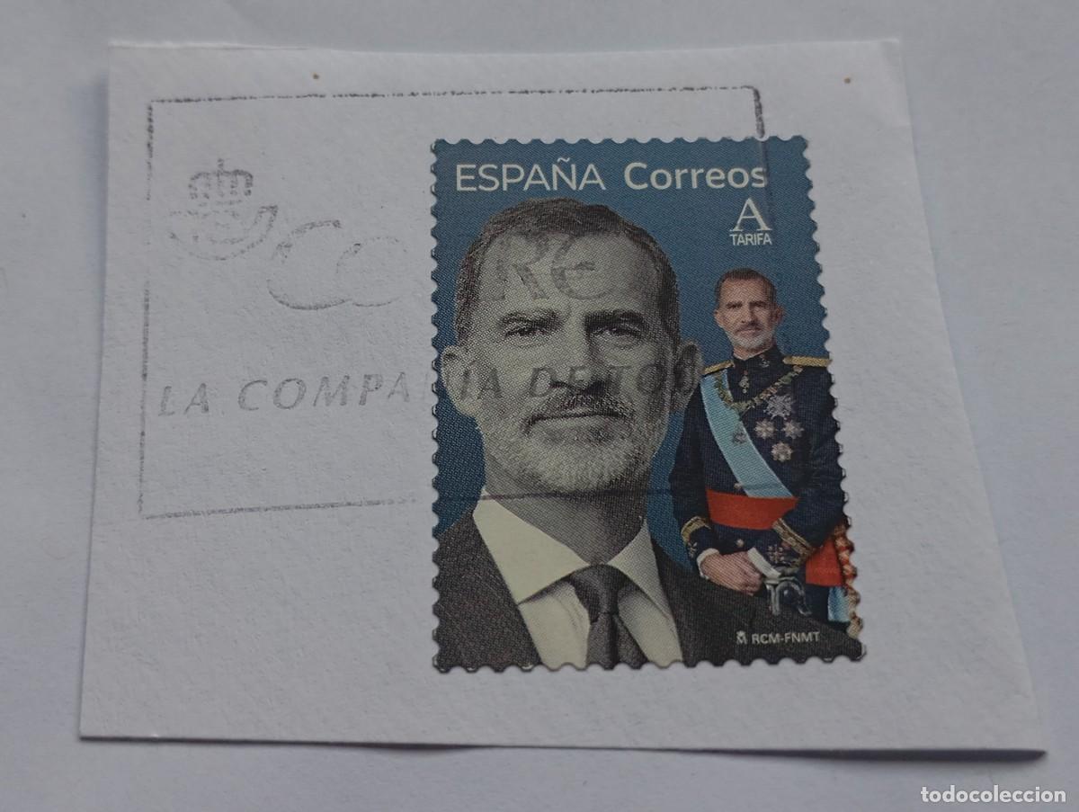 Sellos: Sello usado Espa&ntilde;a Rey