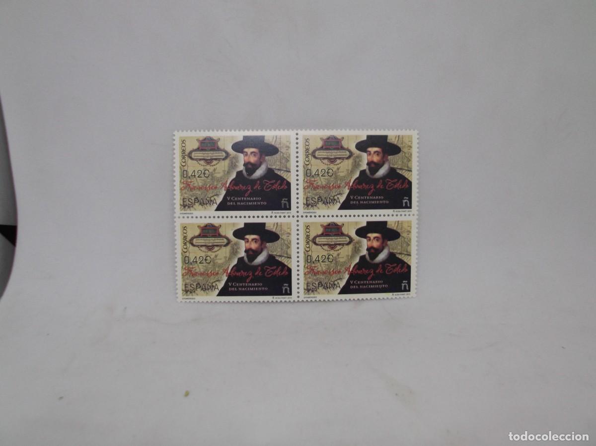 Sellos: Espa&ntilde;a 2015 V Centenario del nacimiento de Francisco &Aacute;lvarez de Toledo.Bloque de cuatro nuevos