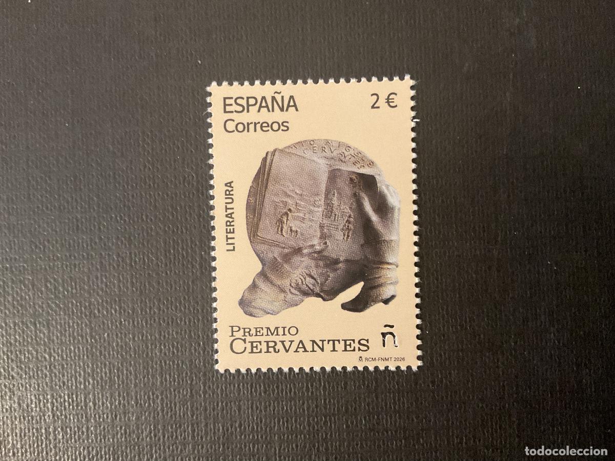 Sellos: ESPA&Ntilde;A A&Ntilde;O 2026. LITERATURA. PREMIO CERVANTES