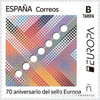 Sellos: ESPA&Ntilde;A 2026 70 ANIVERSARIO DEL SELLO EUROPA MNH ED 5909 YT 5670