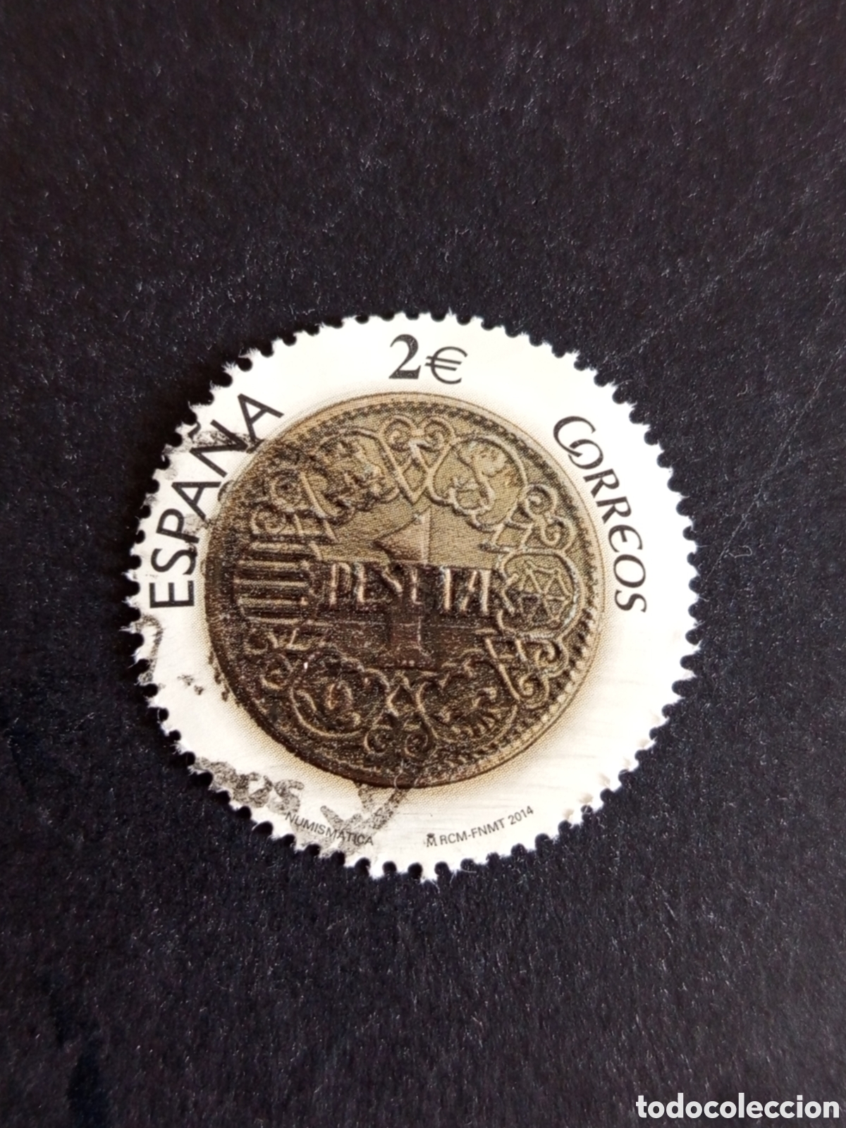 Sellos: Espa&ntilde;a, 2014. Homenaje a la peseta (moneda). Edifil 4632. Pedido m&iacute;nimo 3 &euro;. Ver fotos