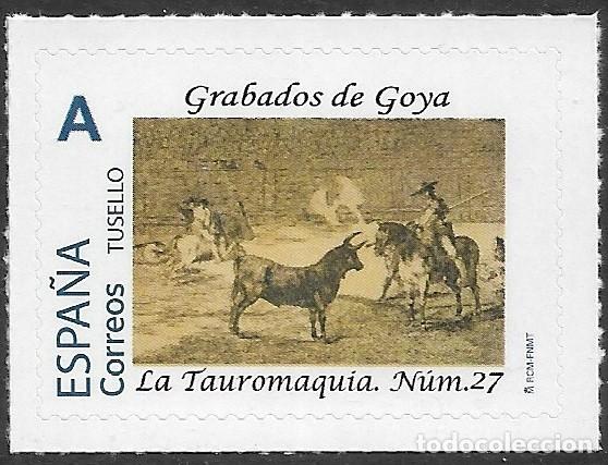 Briefmarken: ESPA&Ntilde;A. TUSELLO. GRABADOS DE GOYA. LA TAUROMAQUIA. NUMERO 27