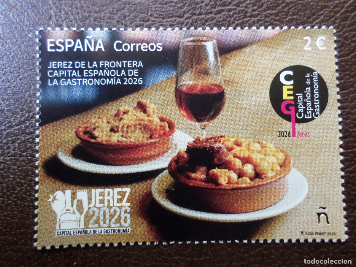 Sellos: 2026, jerez de la frontera, capital espa&ntilde;ola de la gastronomia