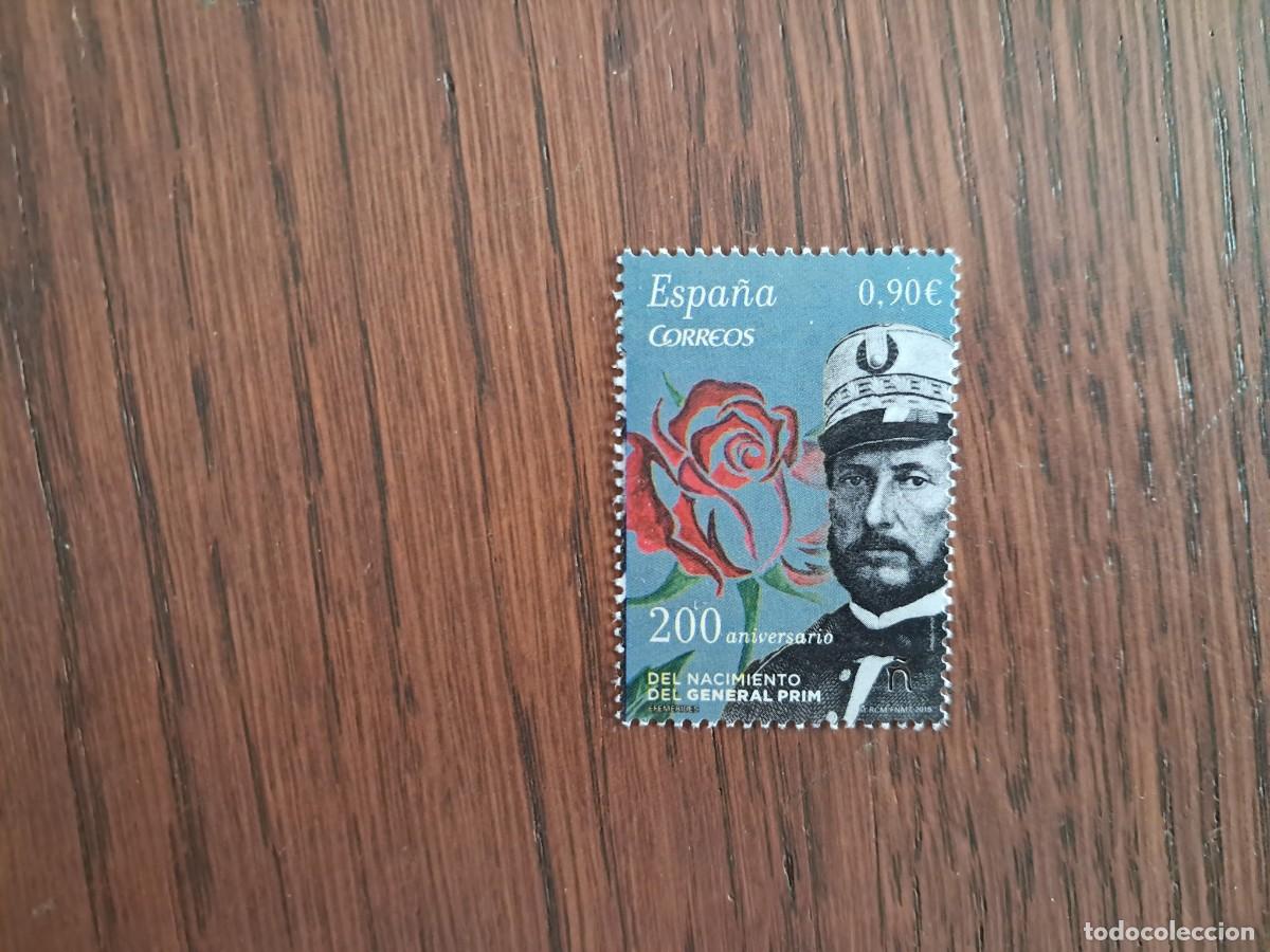 Sellos: Espa&ntilde;a. 4988 General Prim. 2015. Sellos nuevos