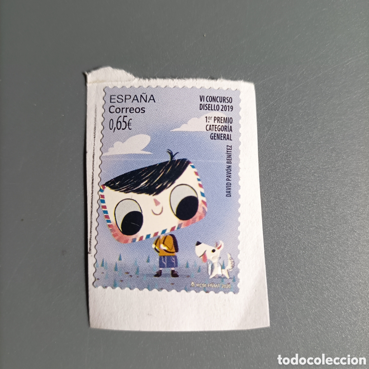 Sellos: SELLO PEGADO ESPA&Ntilde;A. VI CONCURSO DISELLO 2019