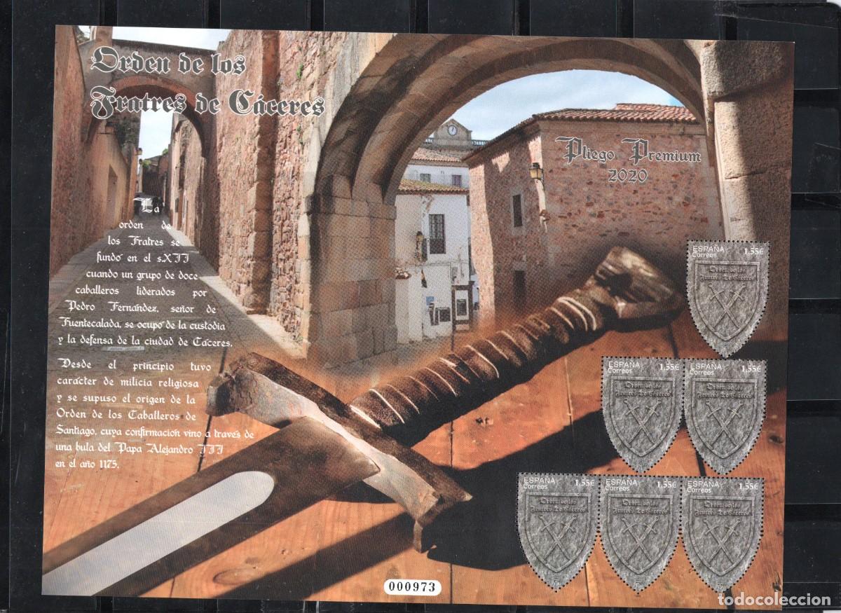 Timbres: PLIEGO PREMIUM 98 ORDEN DE LOS FRATES DE CACERES