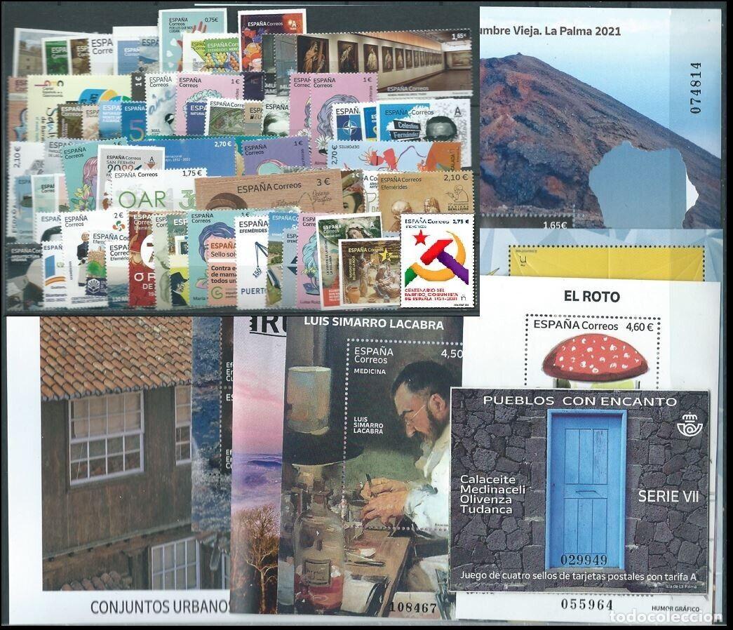 Timbres: Oferta sellos a&ntilde;o 2022 completo y nuevo sin fijasello