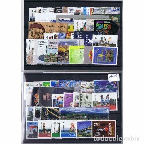 Timbres: Oferta sellos a&ntilde;o 2018 completo y nuevo sin fijasello