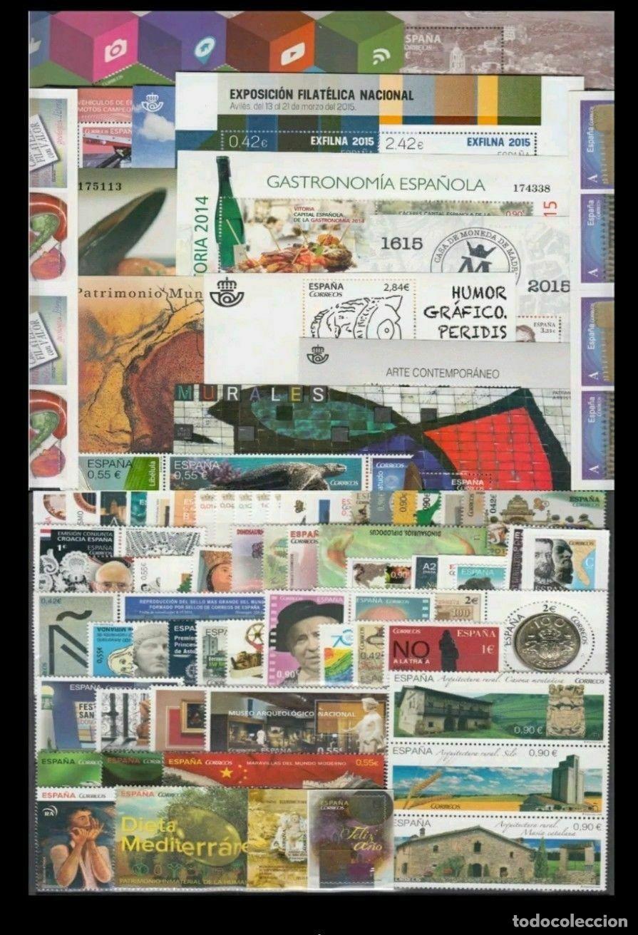 Timbres: Oferta sellos a&ntilde;o 2015 completo y nuevo sin fijasello
