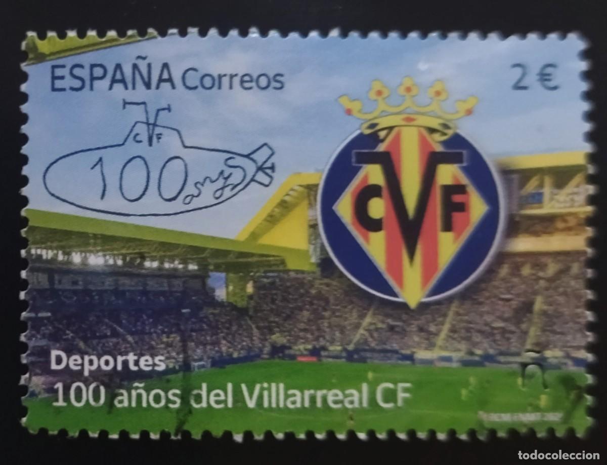 Sellos: ESPALA 2024 Deportes - 100 a&ntilde;os del Villarreal. USADO.