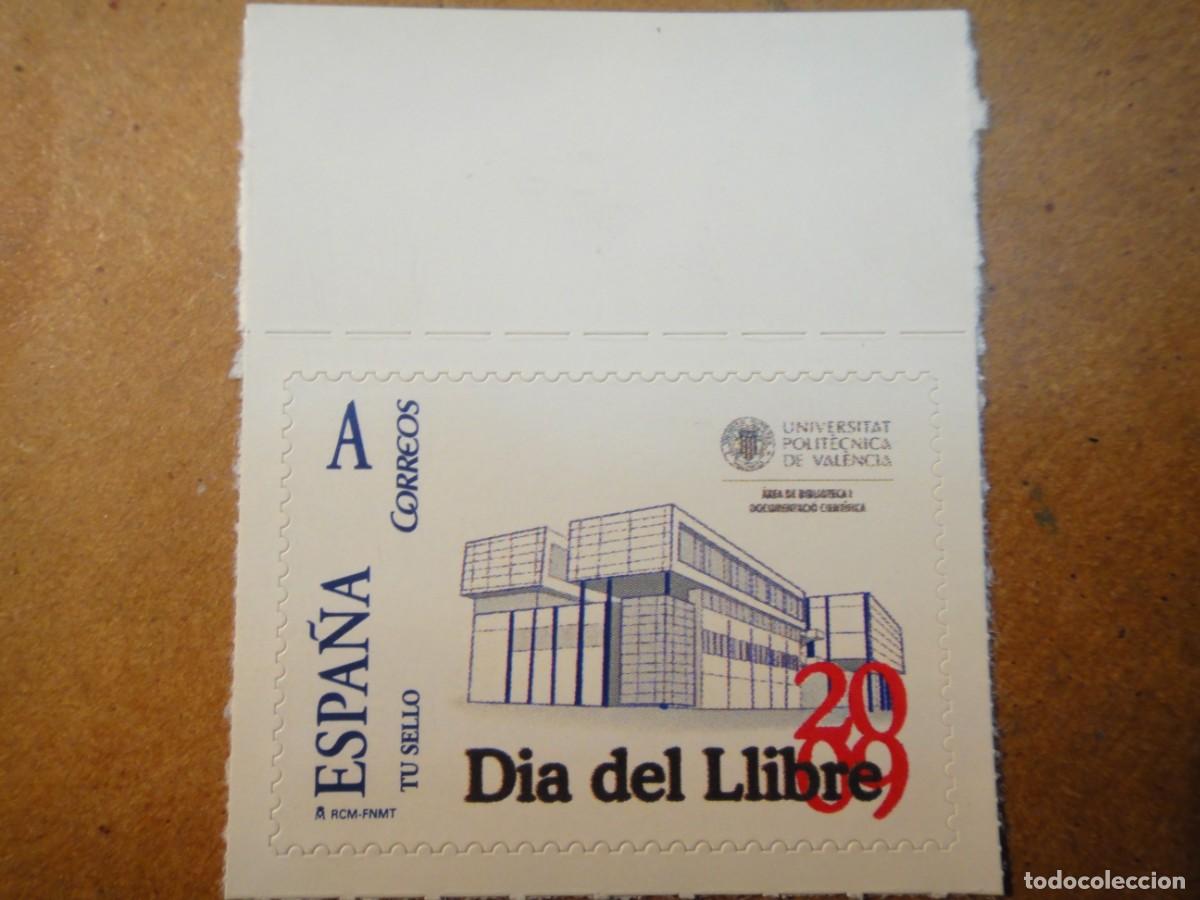 Timbres: TU SELLO, Dia del libro, Universidad Polit&eacute;cnica de Valencia, nuevo, a&ntilde;o 2009- Rf 5555