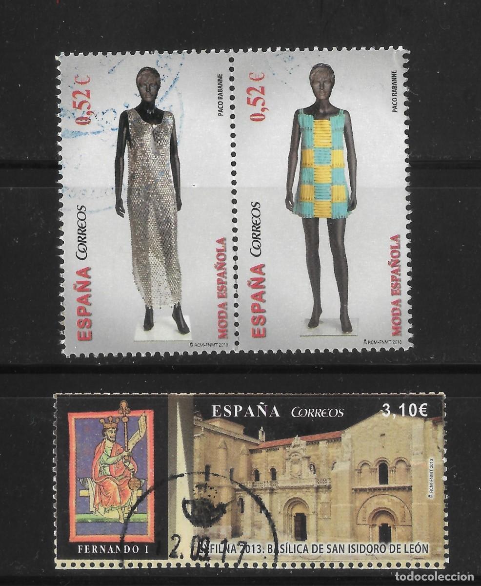 Sellos: ESPA&Ntilde;A 2013 SELLOS EDIFIL 4813, 4813B Y SH 4815 USADOS (VER IMAGEN)