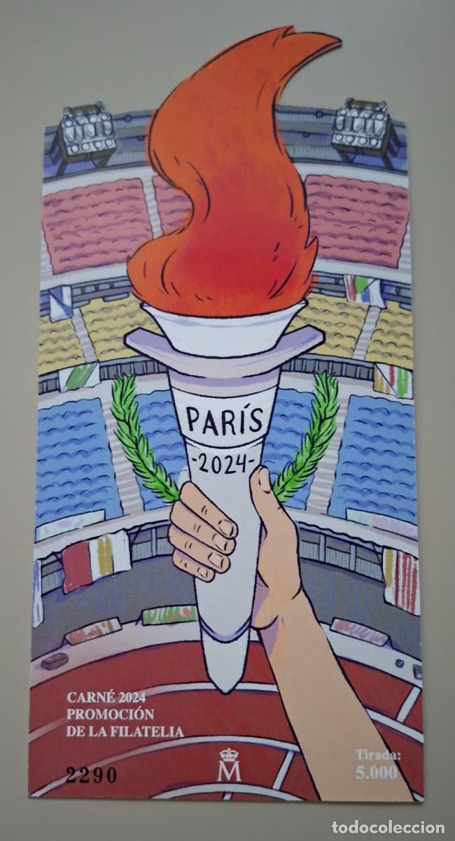 Sellos: CARNET PROMOCION DE LA FILATELIA - ECC, VALLADOLID 2024 - PARIS - TIRADA 5.000 EJEMPLARES ..A3757