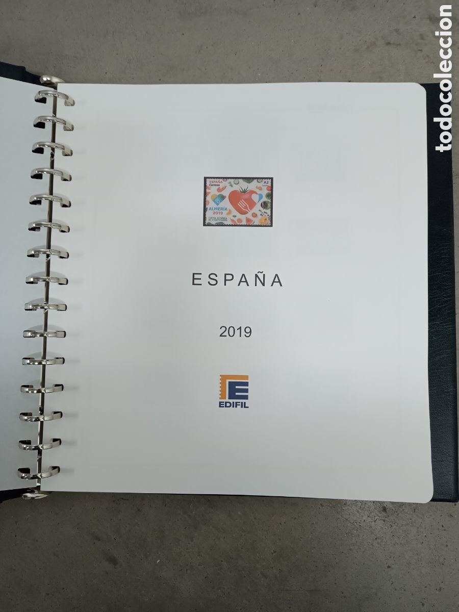 Selos: A&Ntilde;O COMPLETO 2019 - SELLOS ESPA&Ntilde;A EN 22 HOJAS EDIFIL Y FILOESTUCHES INCLUSO PRUEBAS OFICIALES MNH **