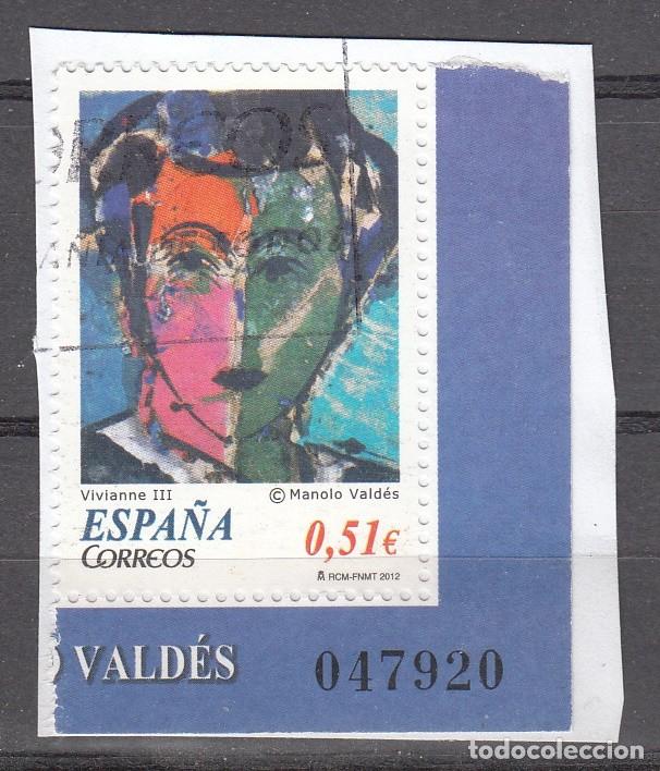 Sellos: ESPA&Ntilde;A 2012 - ARTE DE MANOLO VALDES - USADO PROCEDE DE HB