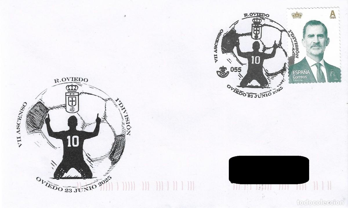 Francobolli: ESPA&Ntilde;A. MATASELLOS ESPECIAL. ASCENSO DEL OVIEDO A PRIMERA DIVISION. FUTBOL. 2026