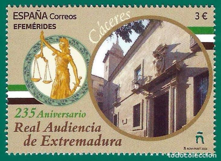 Sellos: Espa&ntilde;a. 2025. Efem&eacute;rides. 235 Aniversario Real Audiencia de Extremadura
