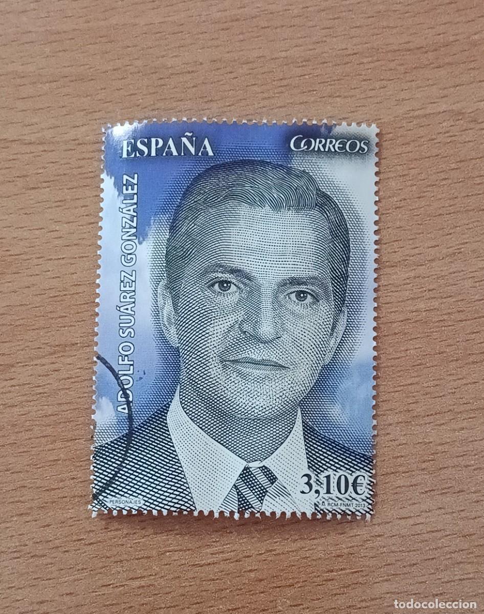 Sellos: Sello Espa&ntilde;a 2013 Personajes, Adolfo Suarez. Edifil 4837