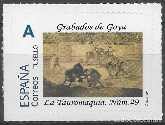 Stamps: ESPA&Ntilde;A. TUSELLO. GRABADOS DE GOYA. LA TAUROMAQUIA. NUMERO 29