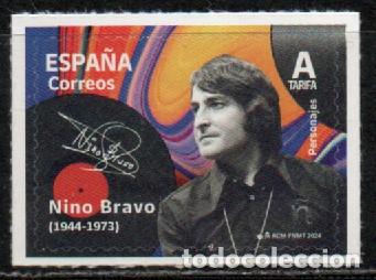 Sellos: EDIFIL N&ordm; 572O, NINO BRAVO, USADO, MUSICA