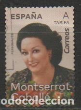 Sellos: EDIFIL N&ordm; 5320, MONTSERRAT CABALLE, USADO, MUSICA