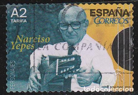 Sellos: EDIFIL N&ordm; 4977, NARCISO YEPES, USADO, MUSICA