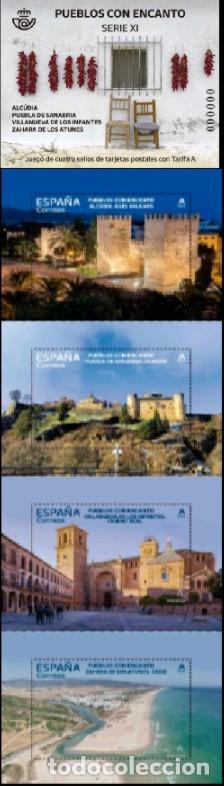 Sellos: ESPA&Ntilde;A 2026 CARNET PUEBLOS CON ENCANTO MNH ED C5913-16 YT C5674-77