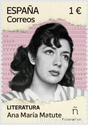Sellos: ESPA&Ntilde;A 2026 LITERATURA. ANA MAR&Iacute;A MATUTE MNH ED 5917 YT 5678