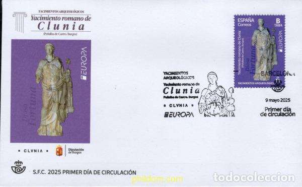 Briefmarken: 767722 MNH ESPA&Ntilde;A 2025 EUROPA - YACIMIENTOS ARQUEOL&oacute;GICOS, YACIMIENTO ROMANO DE CLUNIA (PE&ntilde;ALBA