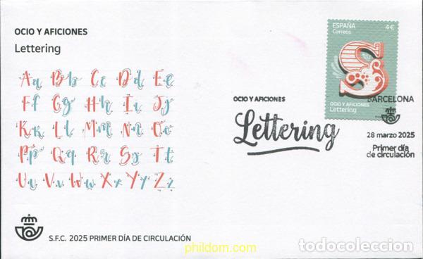Briefmarken: 760183 MNH ESPA&Ntilde;A 2025 OCIO Y AFICIONES. LETTERING.