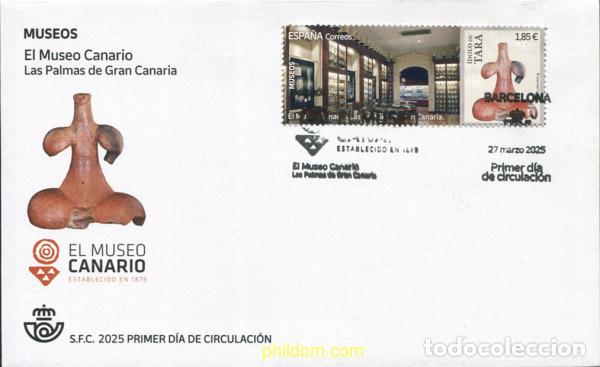 Sellos: 760181 MNH ESPA&Ntilde;A 2025 MUSEOS. EL MUSEO CANARIO. LAS PALMAS DE GRAN CANARIA.