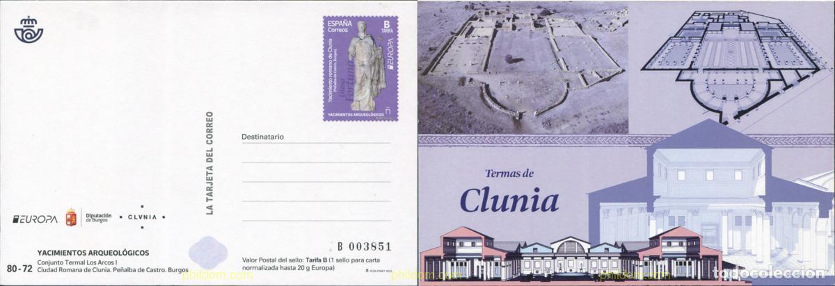 Sellos: 762624 MNH ESPA&Ntilde;A 2025 EUROPA - YACIMIENTOS ARQUEOL&oacute;GICOS, YACIMIENTO ROMANO DE CLUNIA (PE&ntilde;ALBA