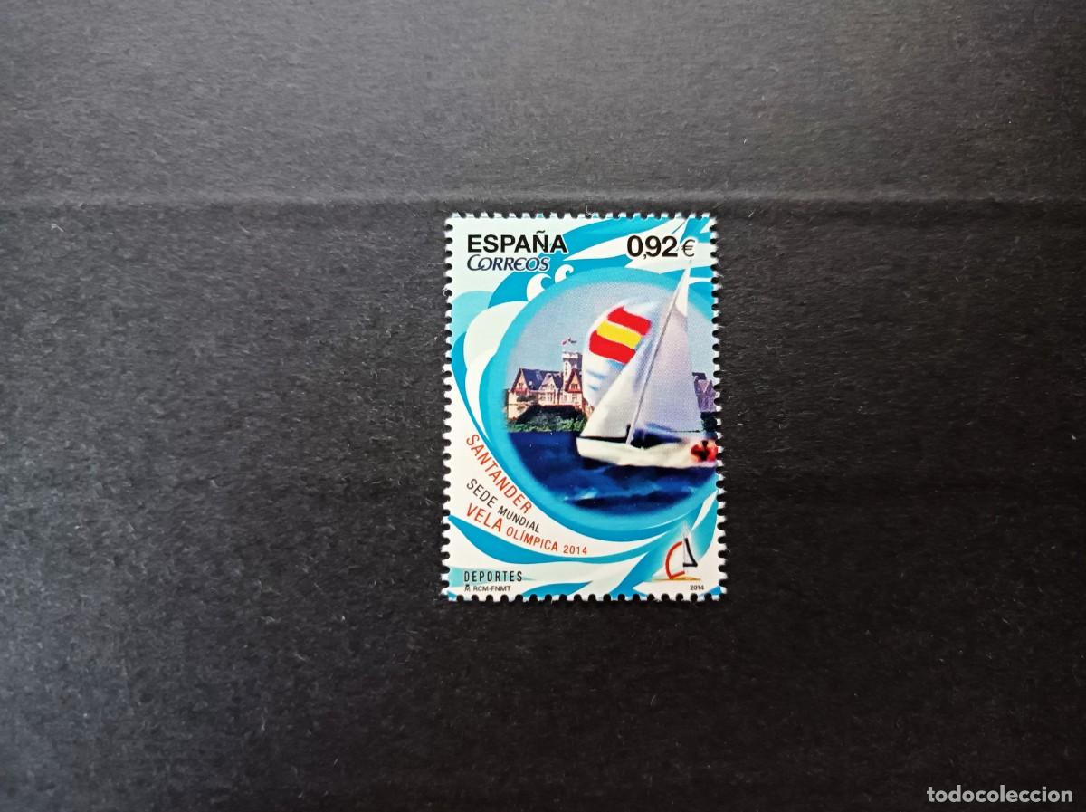Sellos: Sello nuevo. Santander Sede Vela Ol&iacute;mpica. 1 de Septiembre de 2014. Edifil 4904.