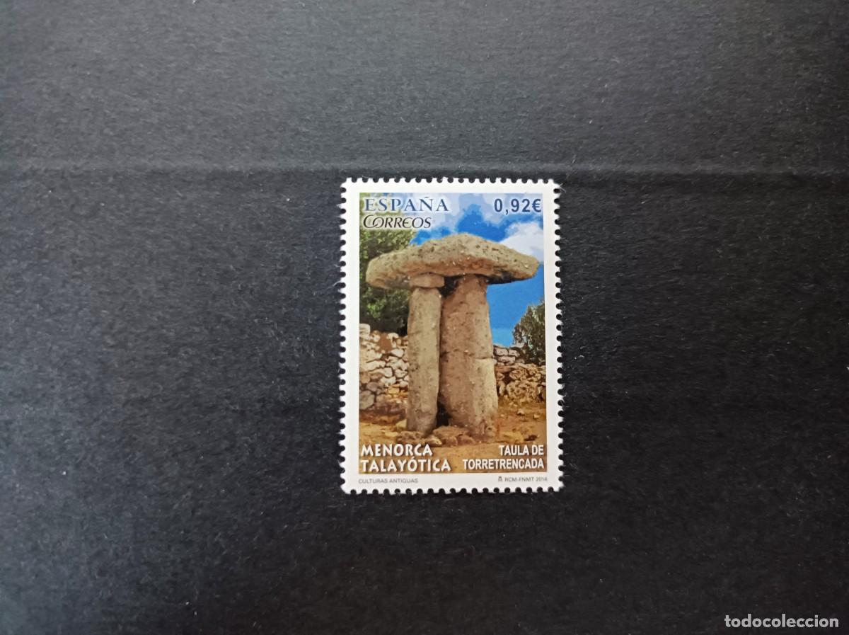 Sellos: Sello nuevo. Culturas Antiguas. Taula de Torretrencada. 1 de Octubre de 2014. Edifil 4910.