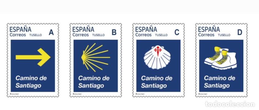 Sellos: ESPA&Ntilde;A 2026 TU SELLO CAMINO DE SANTIAGO SET 4V MNH