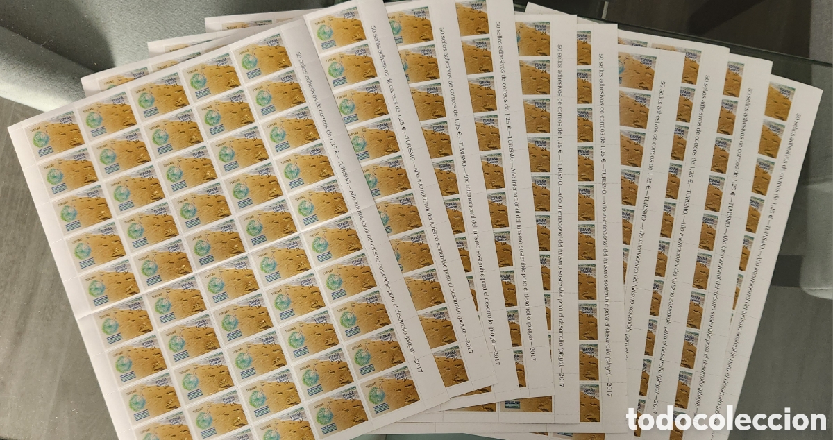 Sellos: 500 sellos 1,25 euros con descuento sobre facial Ideal Franqueo Correos Espa&ntilde;a bajo 33%