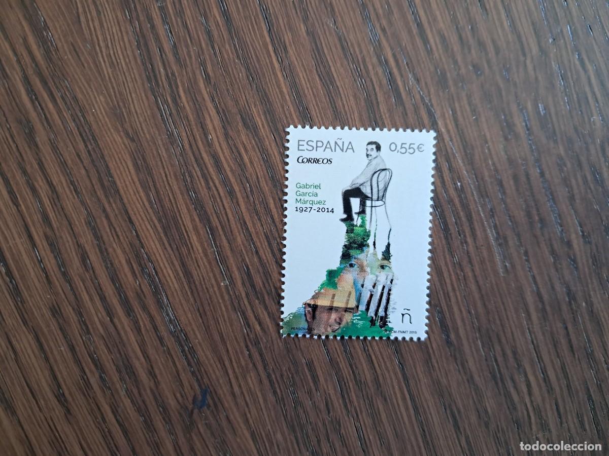 Sellos: SELLO ESPA&Ntilde;A NUEVO, 2015 - PERSONAJES Gabriel Garcia Marquez - Edifil 4963