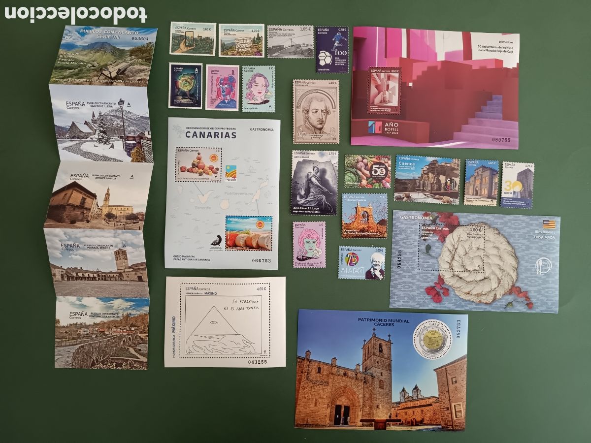 Sellos: A&Ntilde;O COMPLETO 2023 - SELLOS ESPA&Ntilde;A NUEVOS MNH** - VER TODAS LAS FOTOGRAF&Iacute;AS