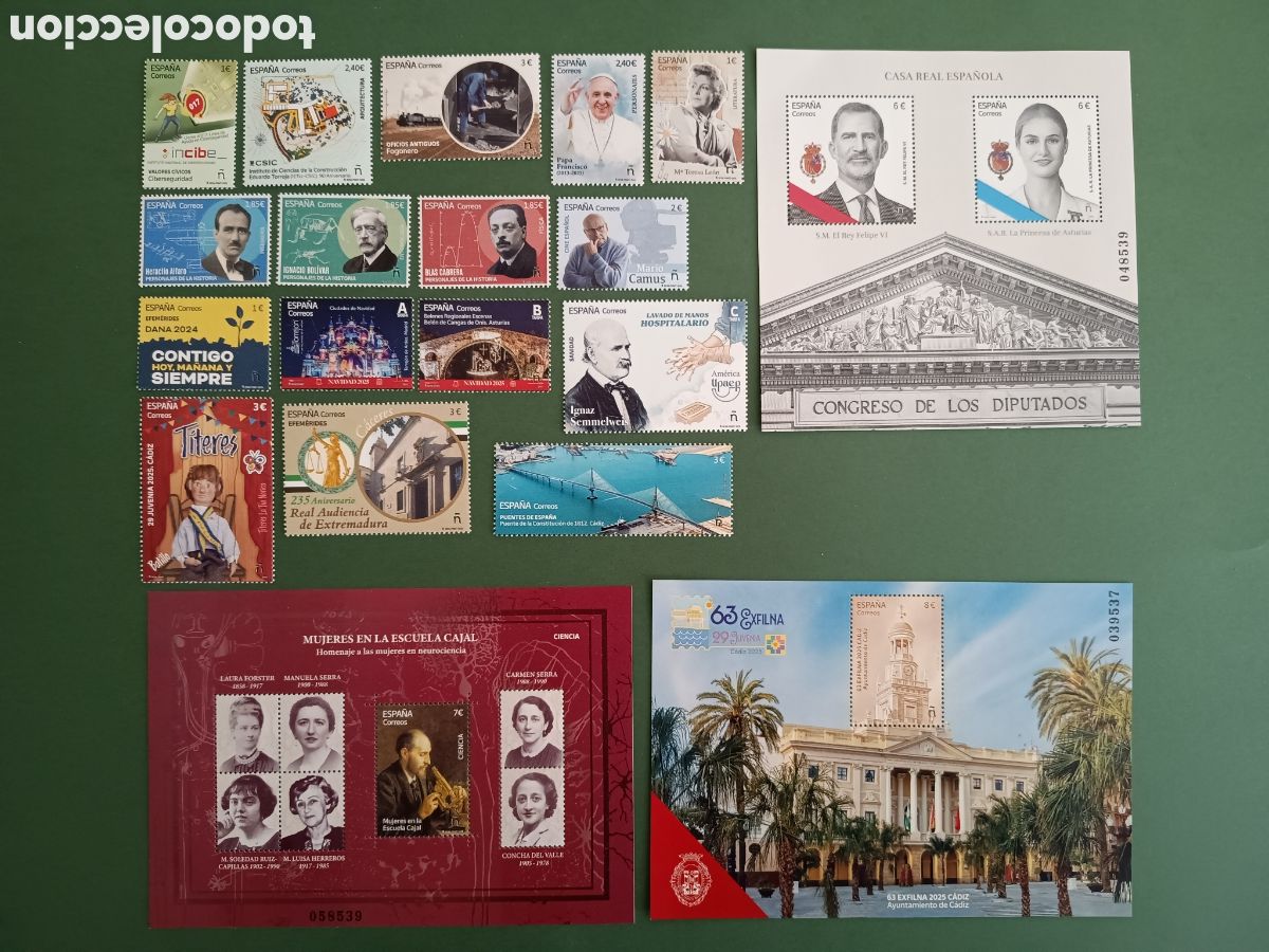 Sellos: SELLOS DE ESPA&Ntilde;A 2025 - OCTUBRE Y NOVIEMBRE - NUEVOS MNH **