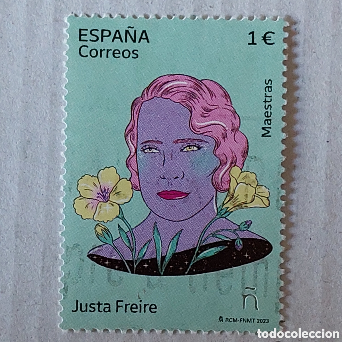 Sellos: 2023 Espa&ntilde;a Usado Mujeres Maestras Justa Freire