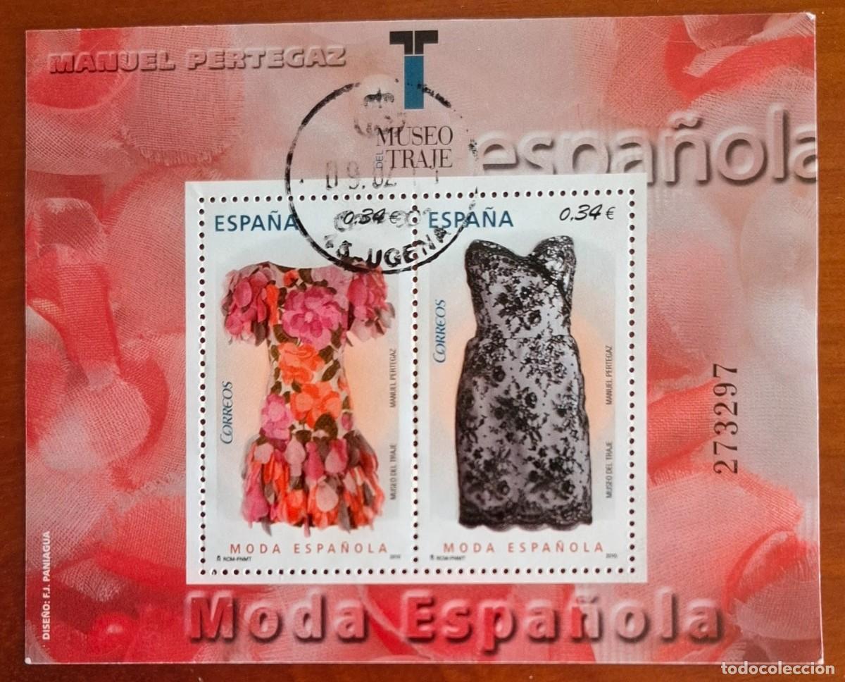 Sellos: 2010 - Moda Espa&ntilde;ola - Ed. SH4605C-D usados, perfecto estado