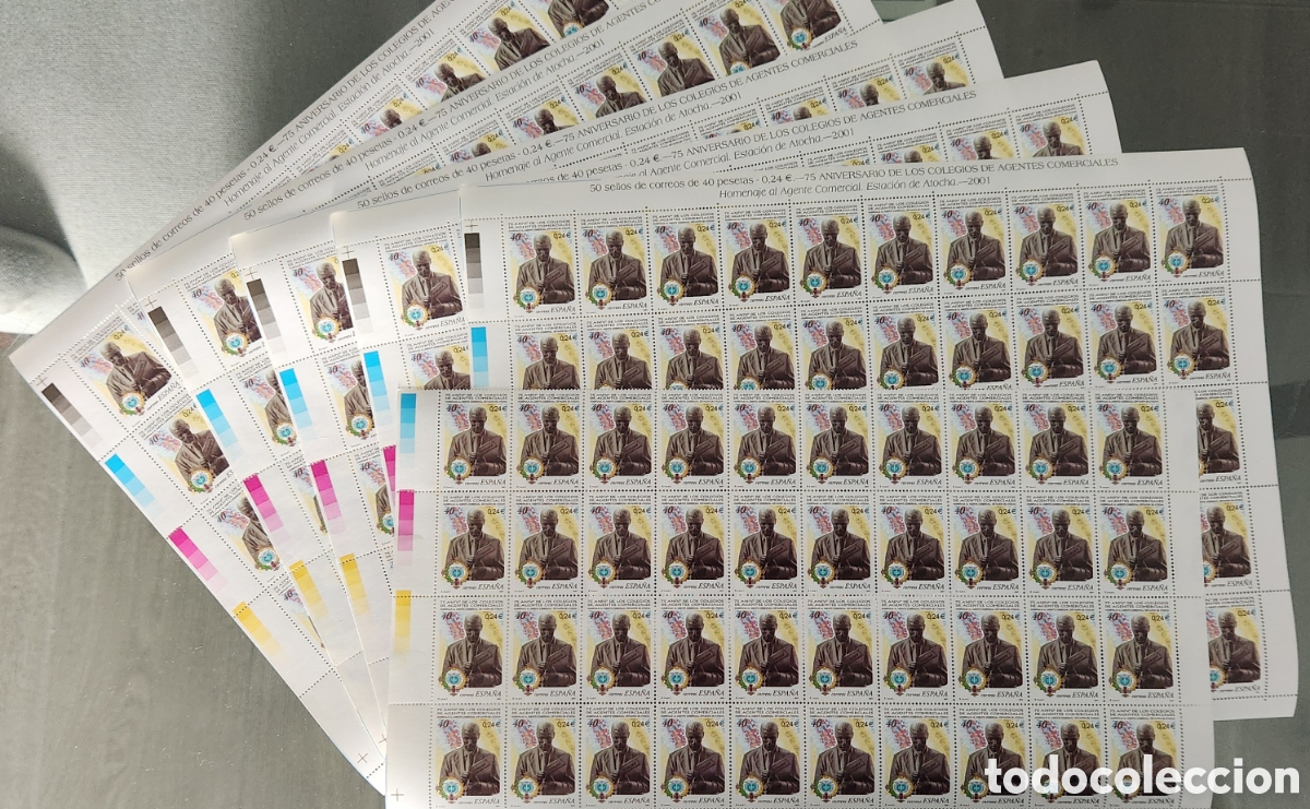 Sellos: 290 sellos 0,24 euros con descuento sobre facial Ideal Franqueo Correos Espa&ntilde;a bajo 33%
